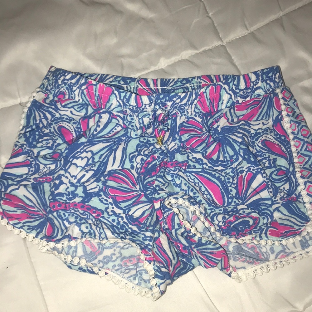 girl 10-12 lilly pulitzer romper shorts